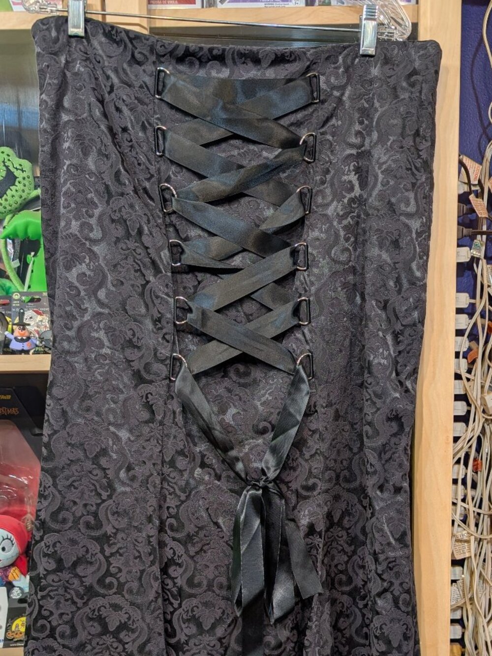 ChicStar Size 46/Womans 18 Steampunk Victorian Skirt with Corset Black
